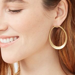Stella and Dot Georgia Hoops- Gold
